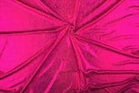 Luxury Elastic Snakeskin Foil Fabric Material - HOT PINK